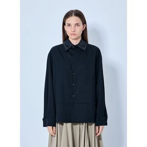 Bottega Veneta Women Light Wool Twill Shirt
